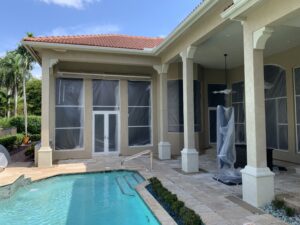 Window frame refinishing